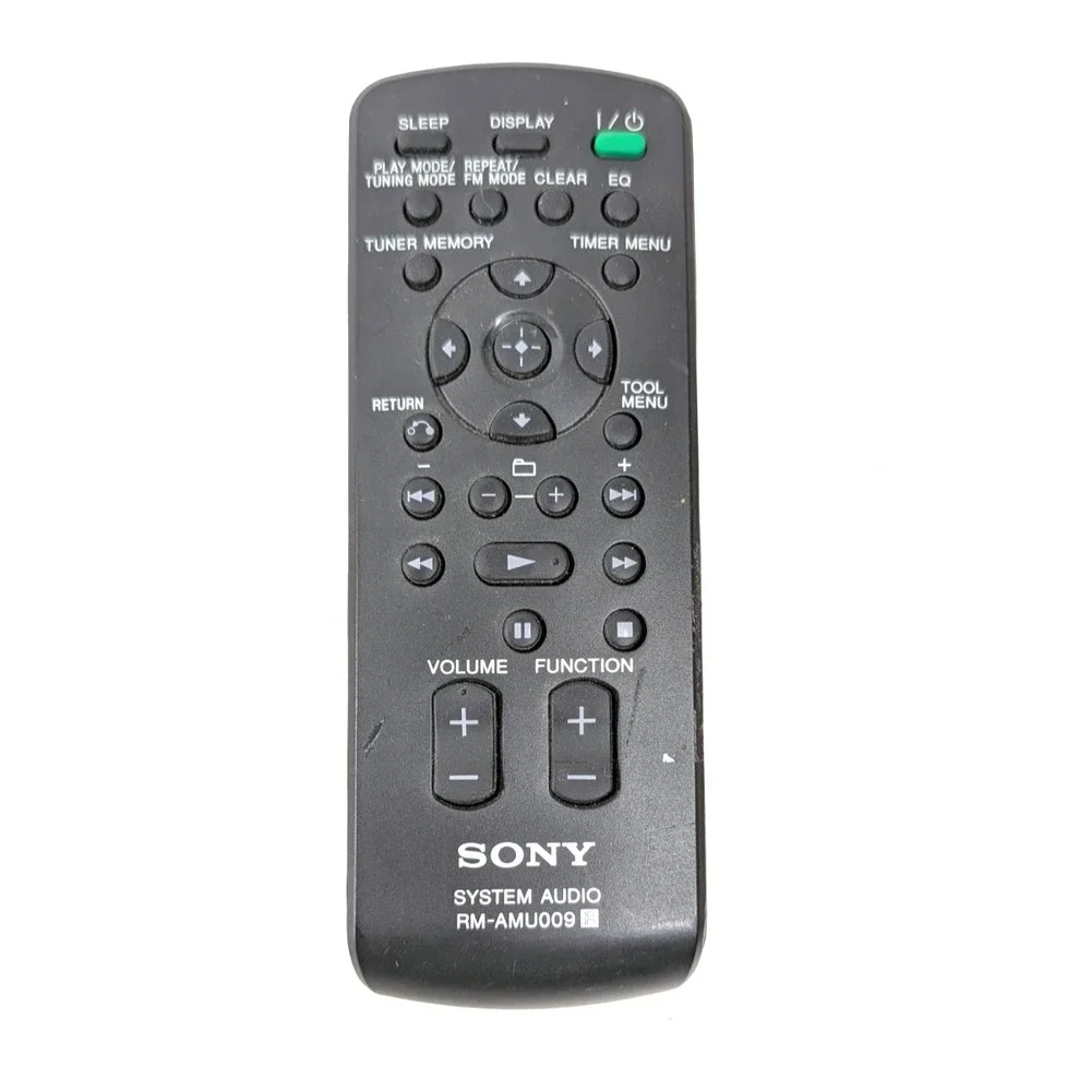 SONY REMOTE CONTROL RM-AMU009  For CMT-BX20I CMT-LX20I MHC-EC909IP Tested OEM